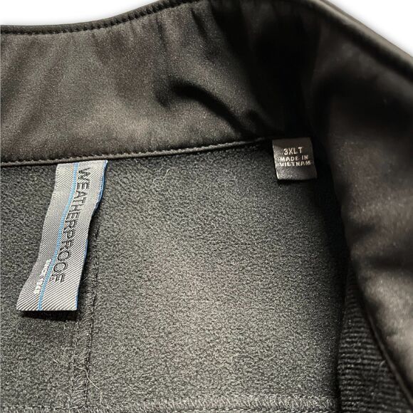 Weatherproof Men's Softshell Modern Fit Active Jacket, Black, Size 3X - Picture 4 of 5